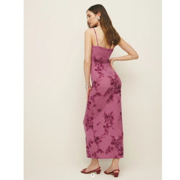 Reformation Elise Knit Dress - Hothouse Rose - Picture 4 of 14